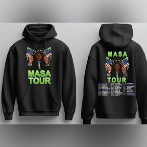 NBA Youngboy MASA Tour Dates Pullover Hoodie New S-5XL 2025